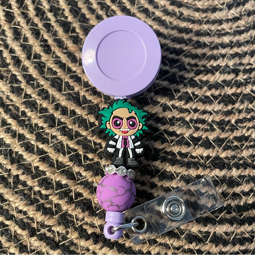 Beetle Juice Badge Reel